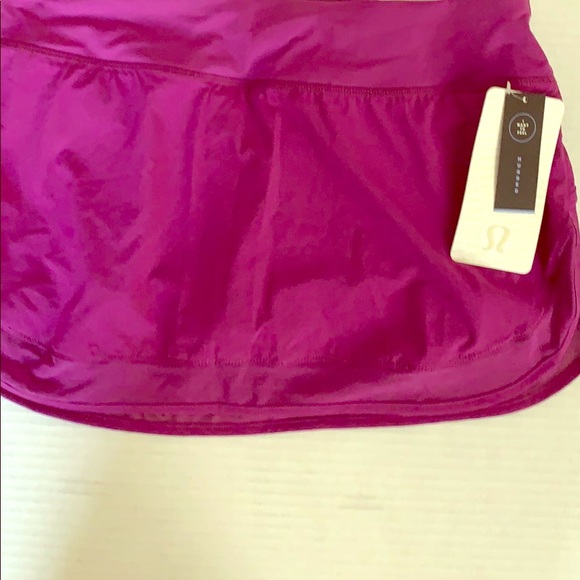 Lululemon hottie hot skirt tender violet sz 10 - Picture 1 of 5